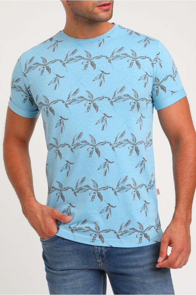 T SHIRT 154519 Tile Blue